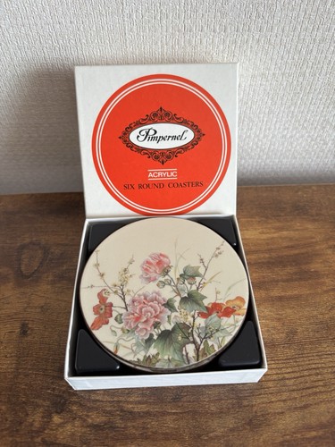 Vintage pimpernel peony round - pimpernel,