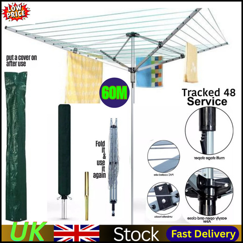 60m rotary airer clothes - 60m, dryer