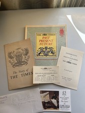 The times newspaper ephemera - times,