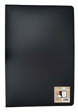 Eco-Eco A2 30-Pocket Recycled Zipped Display Book | Premium Art Portfolio Folder
