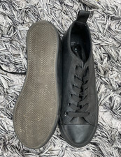 Ladies Lace Up Casual  Faux Leather Deck Plimsolls Gym Trainers Pumps Shoes