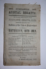 1868 Dumbarton Annual REGATTA