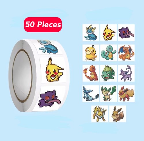 Pixel pokemon square - pokemon, stickers