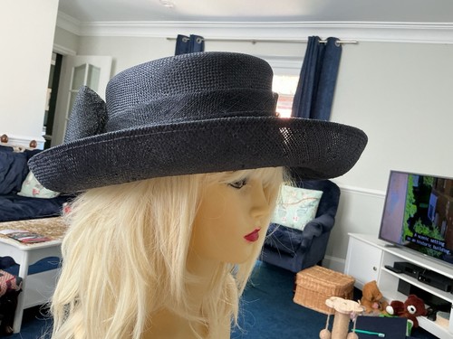 Vintage ladies black hat bhs - vintage,