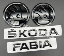 Fabia VRS Black Gloss Bonnet &