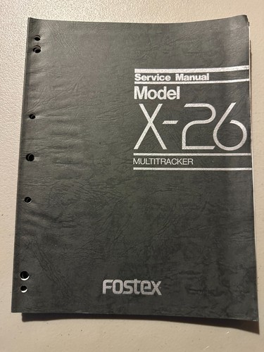 Fostex model multitracker - fostex, x-26