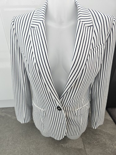 Navy white stripedt - h&m,