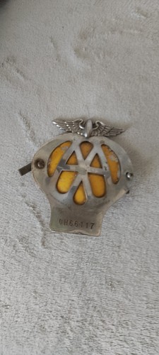 Vintage car badge aa - badge,,