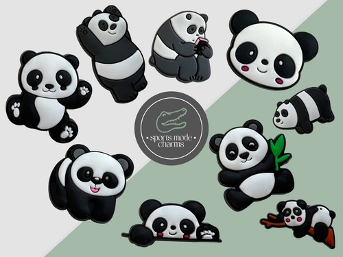 Pandas bears charms - &,