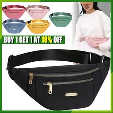 Ladies Womens Bum Bag Waist Fanny Pack Holiday Travel Wallet Money Belt Bumbags