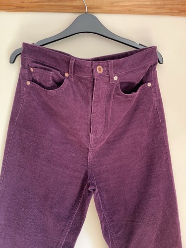 Purple trousers size 12 - m&s,