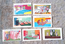 SAPPHIRE COMIC POSTCARDS x 7