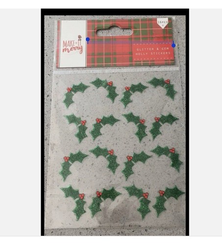 Holly stickers christmas - holly,