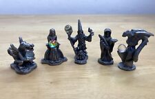 Myth & Magic Wizards and Dragons 5 Different Figures WAPW