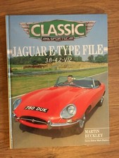 JAGUAR E TYPE FILE 3.8 4.2 V12  - CLASSIC & SPORTSCAR Martin Buckley 0600557812