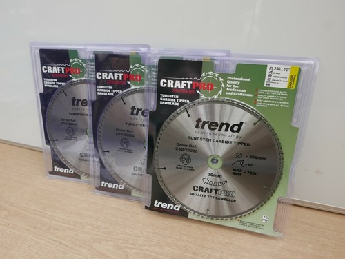 Trend 250mm 80t tct - x, table