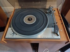 Lenco L75 Turntable Record Player with teak plinth.