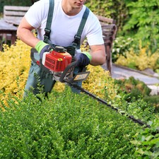 2 Stroke Petrol Hedge Trimmer 65Mn Steel Brush Cutter Air-cooled Hedgetrimmer