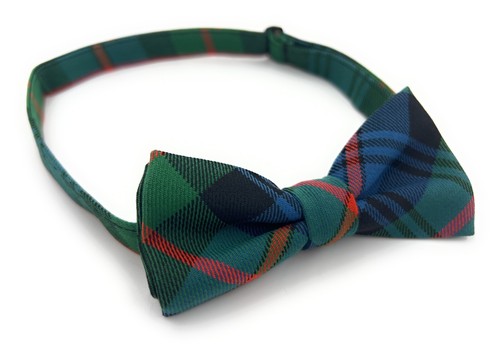 Mens tartan bow - tartan, tie,