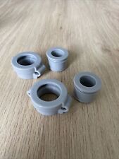 2 X Lay-Z-Spa B / C Water Pipe Grey Coupling Screw Nut Connector and Nipple Lazy