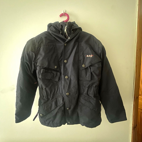Mountain horse navy - mountain, hooded