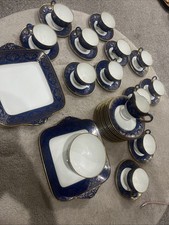 Wedgwood Blue Gold Trim 40