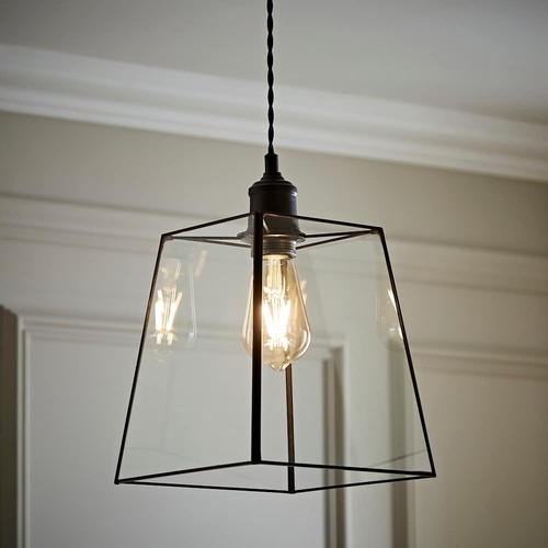 Glass lantern easy fit - lantern, ceiling