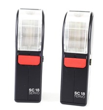 2x Wotan SC 18 Servo Flash Units Slave or coupled Electronic Flashgun
