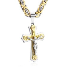 18k Gold Crucifix Cross