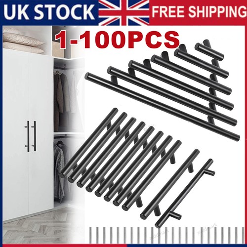 100x matte black - t, bar