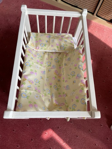 Refurbished dolls cot with - with, new