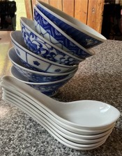 Chinese Bowls And Spoons Set