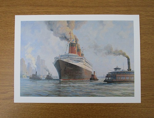 00 ocean liner - 10.00", 7.00"