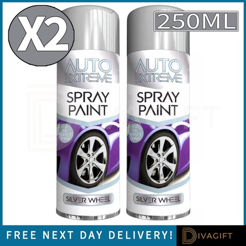 Silver wheel spray paint - x,