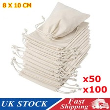 100Pcs Cotton Linen Drawstring
