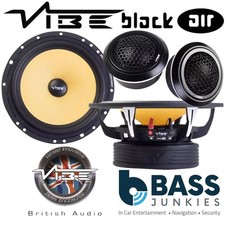 VIBE Blackair 1200 Watts 6.5" Mids & Tweeters 2 Way Car Door Component Speakers