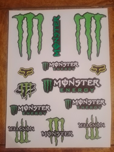Monster energy sticker - energy, sheet
