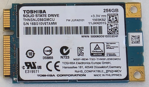 Toshiba thnsnj256gmcu - 1.8",
