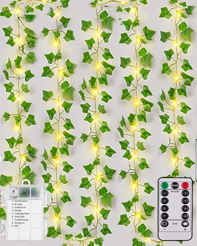 Vines with light - with, chains