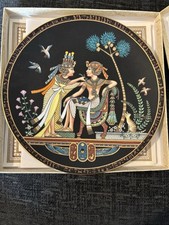 Bradford Exchange The Ancient Game Of Senet Nefertiti Limited Edition Plate 