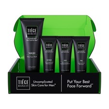 Tiege Hanley Mens Skin Care Set, Essential Skin Care Routine for Men (System