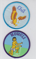 Boy Scout Badges Cub Leader  CHIL + MOWGLI