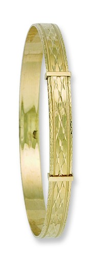 9ct gold 6mm expandable - 6mm,