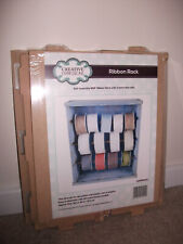 CREATIVE EXPRESSIONS WOODEN Ribbon Storage Holder Rack Stand SELF ASSEMBLY
