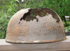 WW2 British 1st Airborne Paratrooper Helmet Relic of Operation Market Garden