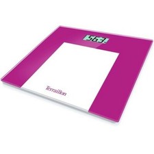 TERRAILLON BATHROOM SCALES PINK MAXIMUM WEIGHT 150KG