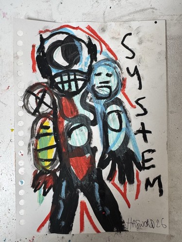 Hasworld original painting - hasworld,