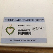 Gems TV Tsavorite Garnet Open