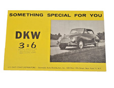 A RARE FIND! DKW 3=6 Sales