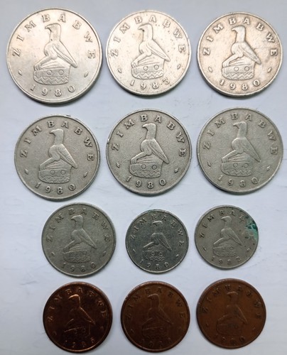Zimbabwe coin lot 1980 - zimbabwe,